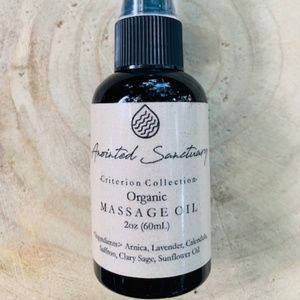 Organic Massage Oil Saffron Arnica Damiana 2oz